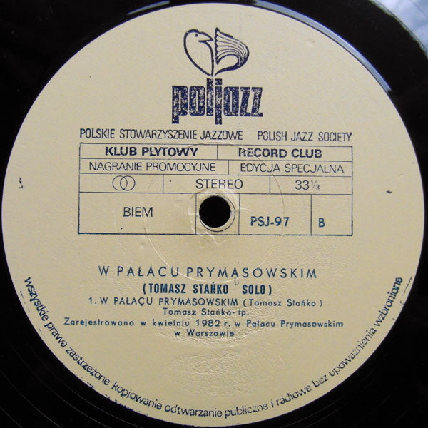 Tomasz Stańko : W Pałacu Prymasowskim (LP)