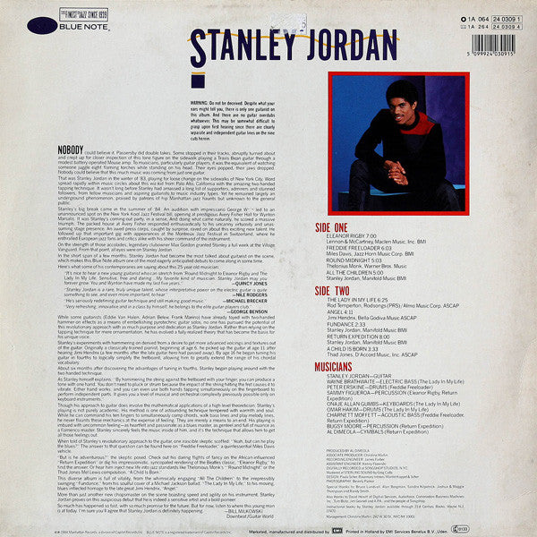 Stanley Jordan : Magic Touch (LP, Album)