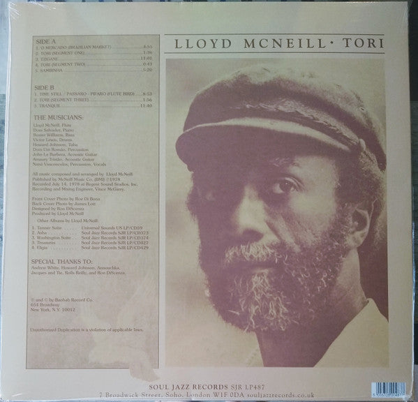 Lloyd McNeill : Tori (LP, Album, Ltd, RE, RM)