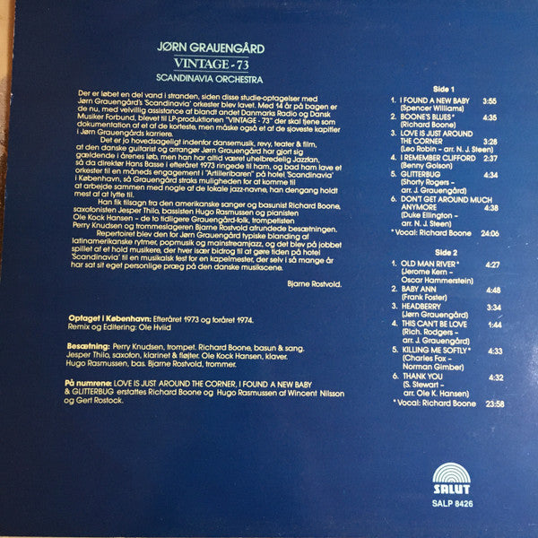 Jørn Grauengård Scandinavian Orchestra : Vintage - 73 (LP)