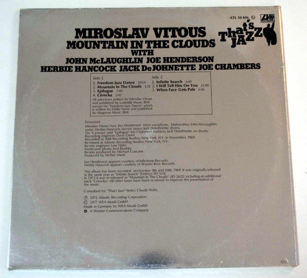 Miroslav Vitous : Mountain In The Clouds (LP, Album, RE, Gat)