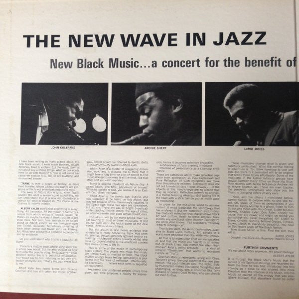 Various : The New Wave In Jazz (LP, Album, Mono)