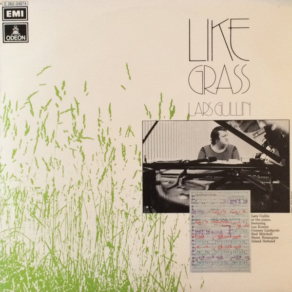 Lars Gullin : Like Grass (LP, Album, RE)
