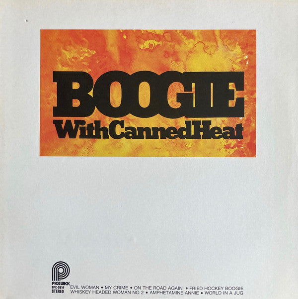 Canned Heat : Boogie With Canned Heat (LP, Album, RE, RM, Kee)
