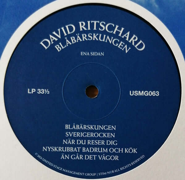 David Ritschard : Blåbärskungen (LP, Album)
