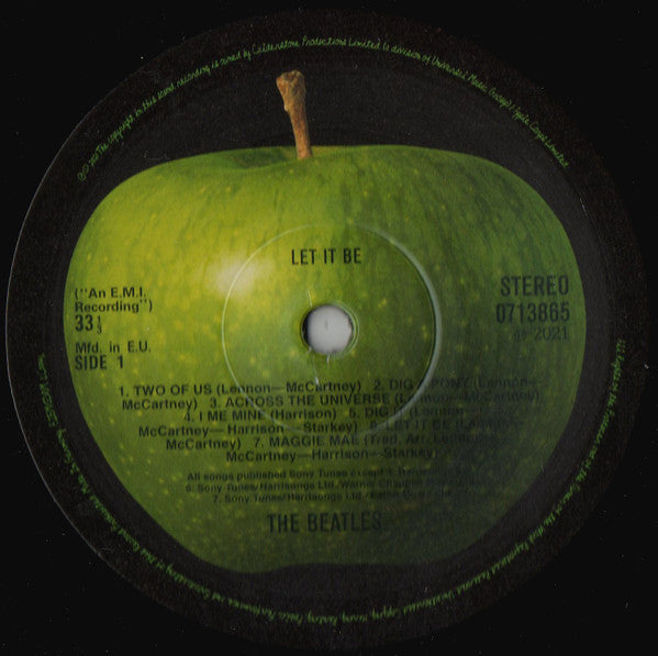 The Beatles : Let It Be (LP, Album, RE, Rem)