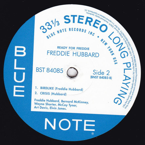 Freddie Hubbard : Ready For Freddie (LP, Album, RE, 180)