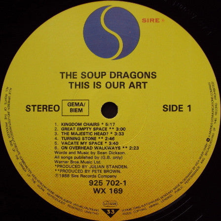 The Soup Dragons : This Is Our Art (LP, Album)