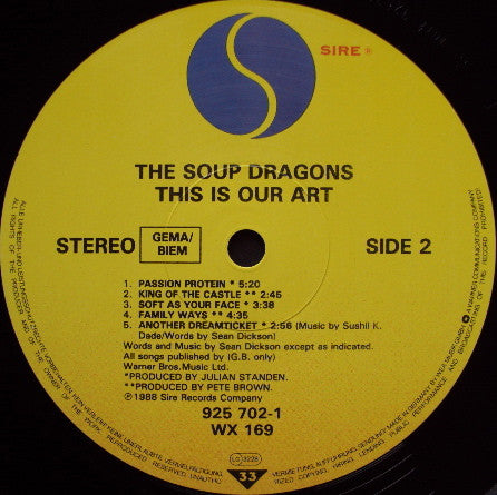 The Soup Dragons : This Is Our Art (LP, Album)