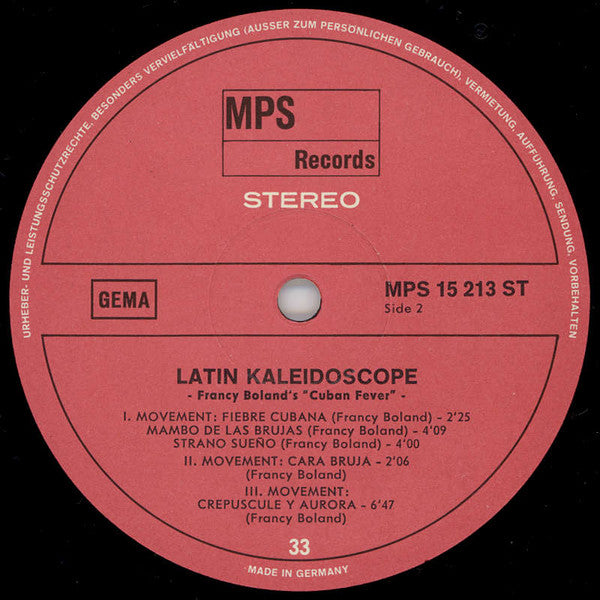 Clarke-Boland Big Band : Latin Kaleidoscope (LP, Album)