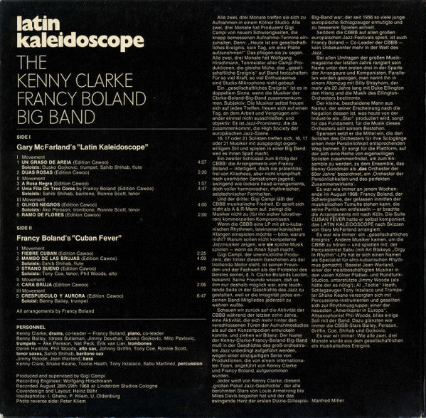 Clarke-Boland Big Band : Latin Kaleidoscope (LP, Album)