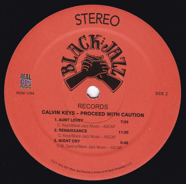 Calvin Keys : Proceed With Caution! (LP, Album, RE, RM)