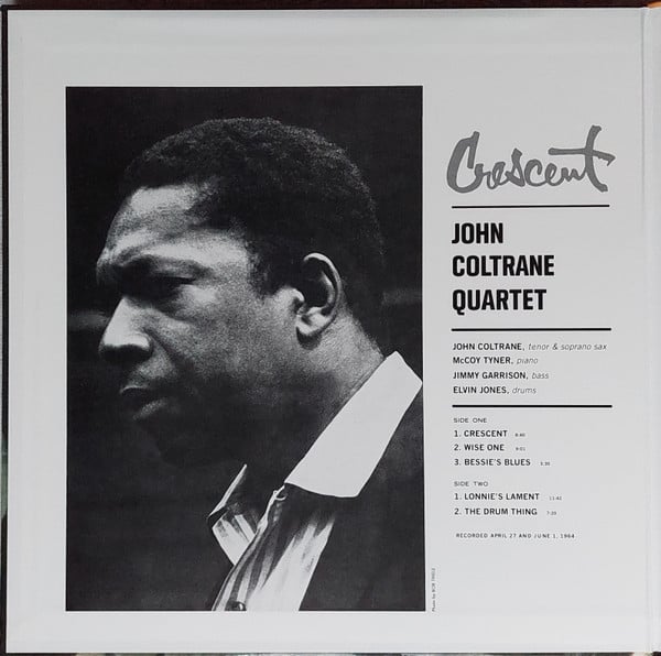 The John Coltrane Quartet ~ Crescent (Vinyl) - Djungel & Jazz