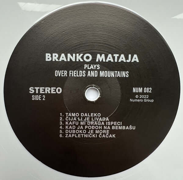 Branko Mataja : Over Fields and Mountains (LP, Comp, Whi)