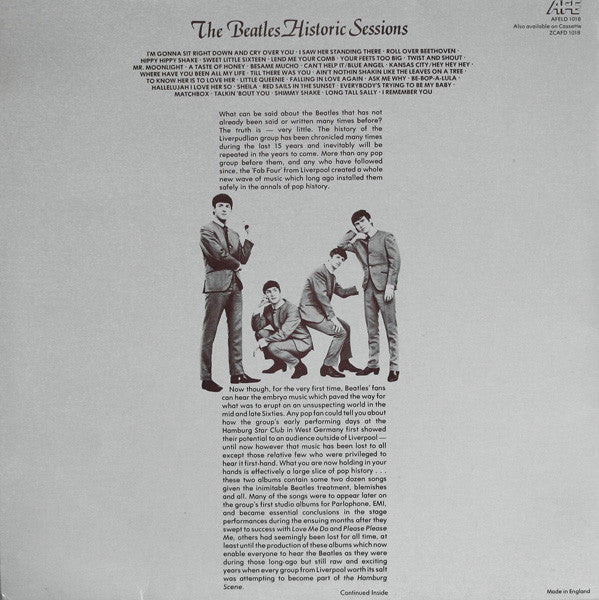 The Beatles : Historic Sessions (2xLP)