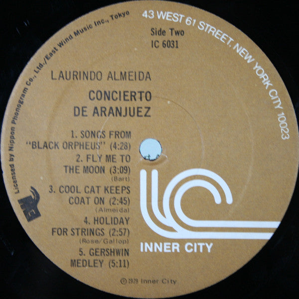 Laurindo Almeida : Concierto De Aranjuez (LP, Album)