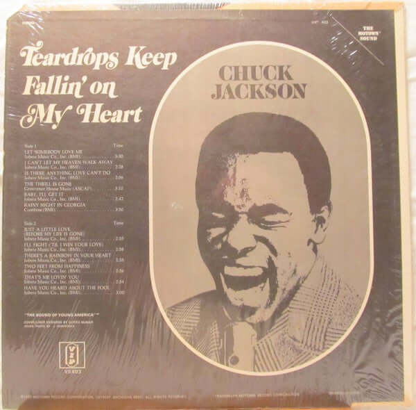 Chuck Jackson : Teardrops Keep Fallin' On My Heart (LP, Album)