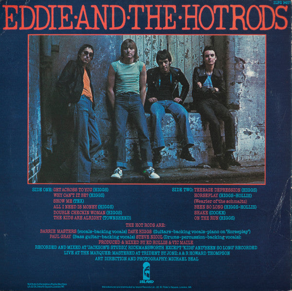 Eddie And The Hot Rods : Teenage Depression (LP, Album)