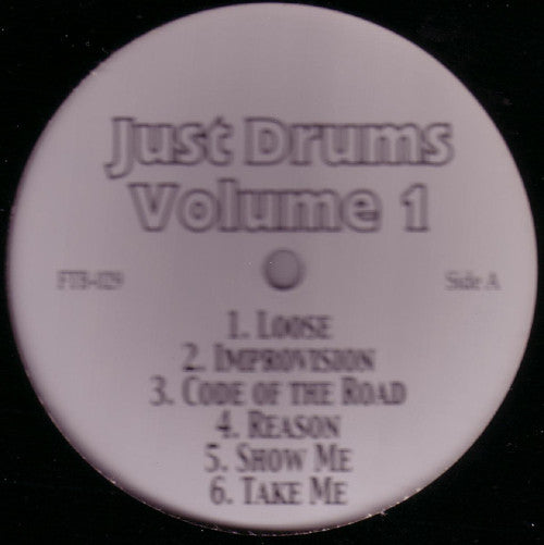 Unknown Artist : Just Drums Volume 1 (LP)