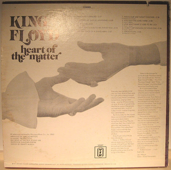 King Floyd : Heart Of The Matter (LP, Album)