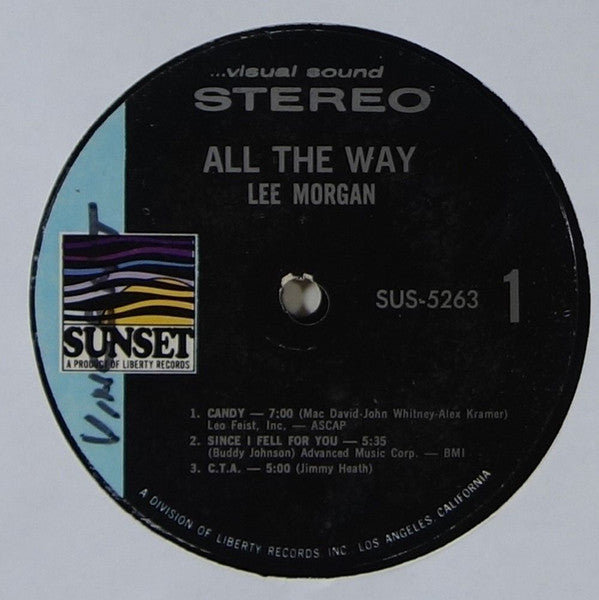 Lee Morgan : All The Way (LP, Album, RE)