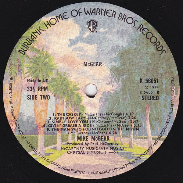 Mike McGear : McGear (LP, Album)