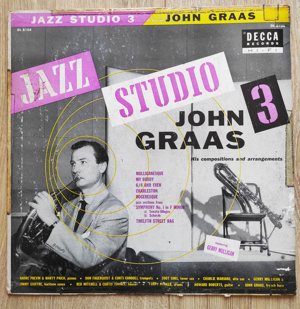 John Graas : Jazz Studio 3 (LP, Album)