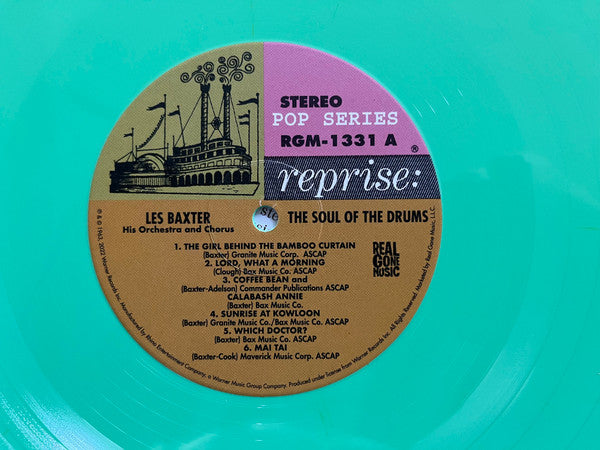Les Baxter And His Orchestra* : The Soul Of The Drums (LP, Album, Ltd, RE, Gre)