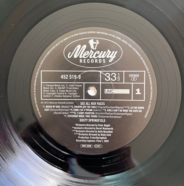 Dusty Springfield : See All Her Faces (LP, Album, RE + LP, MiniAlbum, Comp + RSD, Ltd, RM)