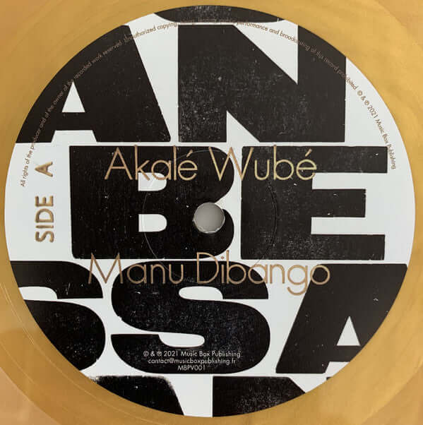 Akalé Wubé, Manu Dibango : Anbessa (LP, Gol)