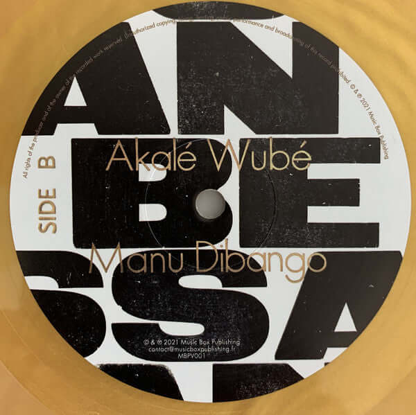 Akalé Wubé, Manu Dibango : Anbessa (LP, Gol)