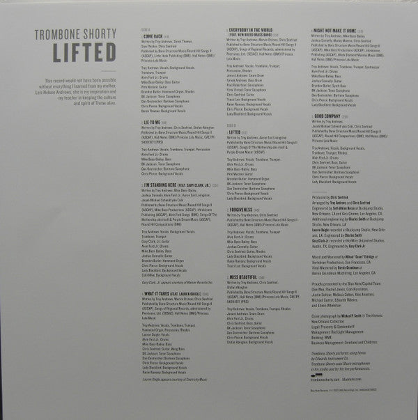 Trombone Shorty : Lifted (LP, Album)