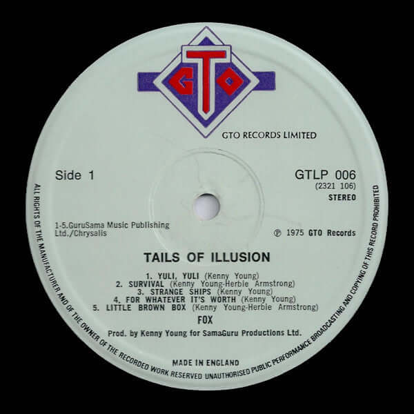 Fox (3) : Tails Of Illusion (LP, Album)