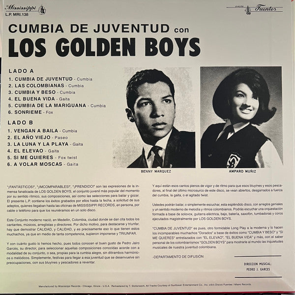 Los Golden Boys : Cumbia De Juventud (LP, Comp, 160)