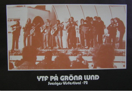 Various : YTF På Gröna Lund, Sveriges Visfestival -72 (2xLP, Gat)
