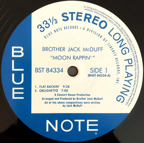 Brother Jack McDuff : Moon Rappin' (LP, Album, RE, 180)