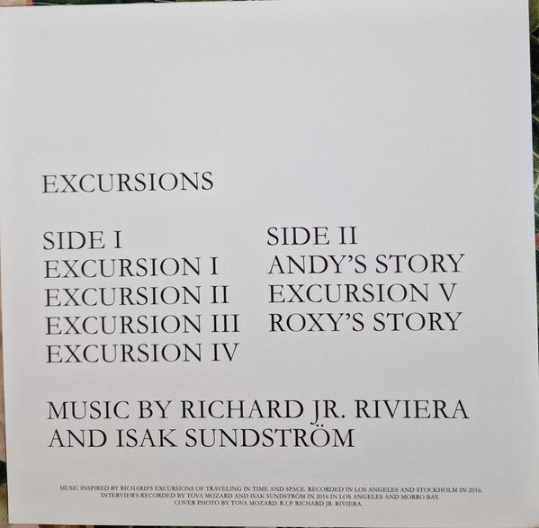 Richard Jr. Riviera and Isak Sundström : Excursions (LP, Album, Red)