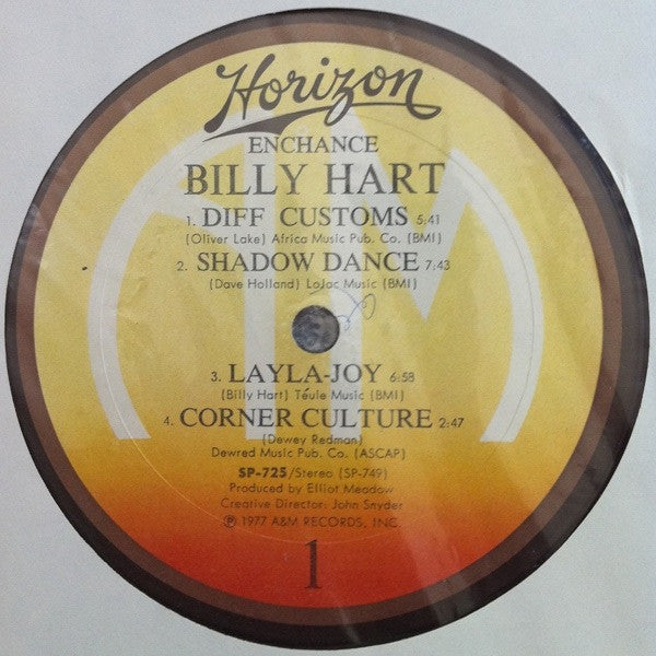 Billy Hart : Enchance (LP, Album)