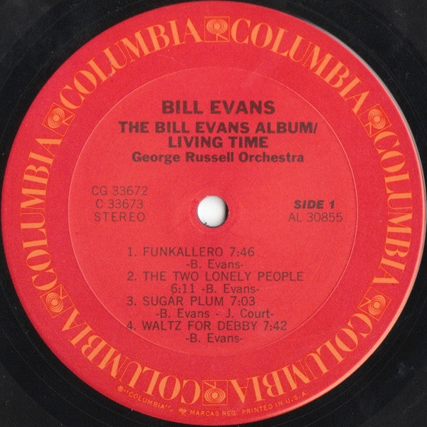 Bill Evans, George Russell Orchestra : The Bill Evans Album / Living Time (LP, Album, RE + LP, Album, RE + Comp)