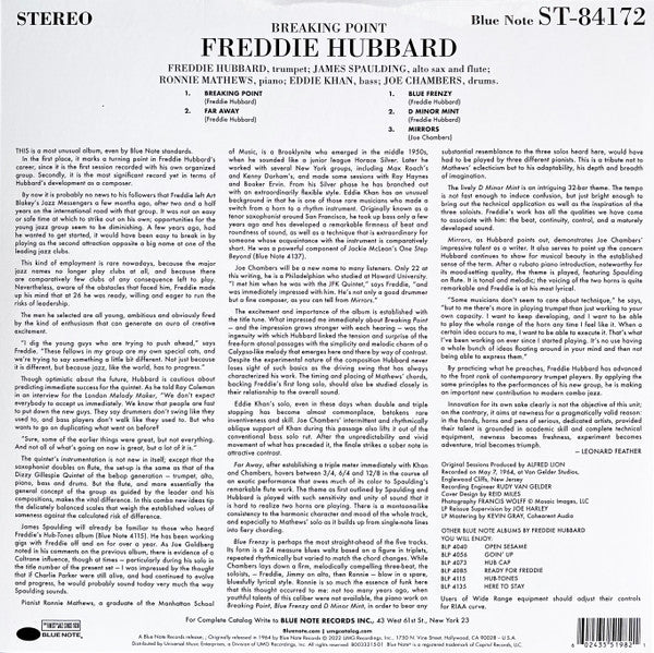 Freddie Hubbard : Breaking Point (LP, Album, RE, 180)