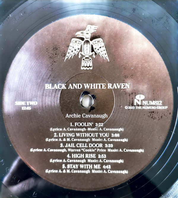 Archie James Cavanaugh : Black And White Raven (LP, Album, RE)