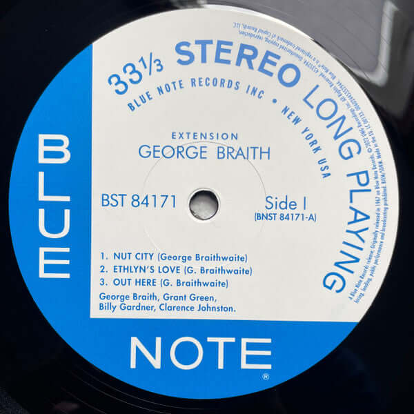 George Braith : Extension (LP, Album, RE, 180)