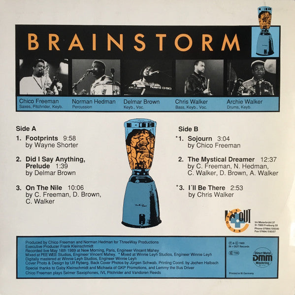 Brainstorm (25) Featuring Chico Freeman : The Mystical Dreamer (LP, Album)