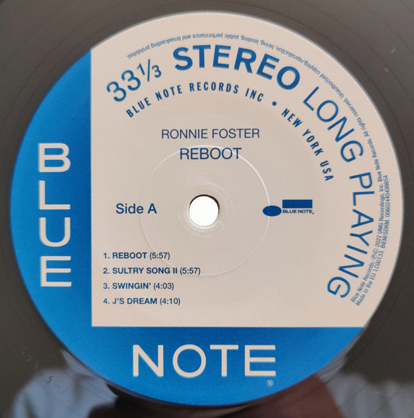 Ronnie Foster : Reboot (LP, Album)