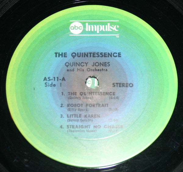Quincy Jones And His Orchestra : The Quintessence (LP, Album, RE)
