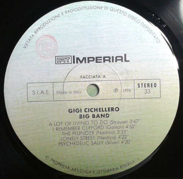 Gigi Cichellero Big Band : Stereo Hi-Fi Experience (LP, Album, Gat)