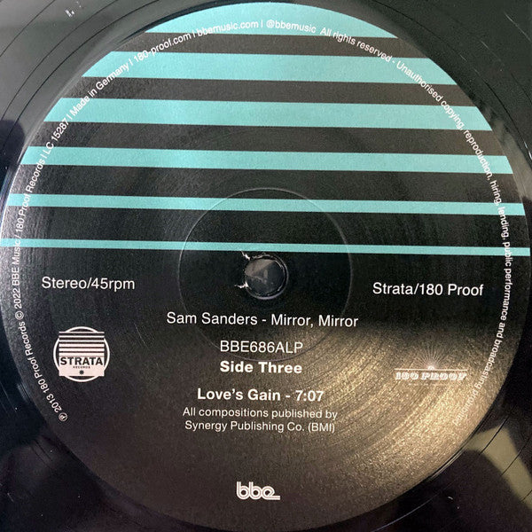 Sam Sanders : Mirror, Mirror (2x12", Album, RM)