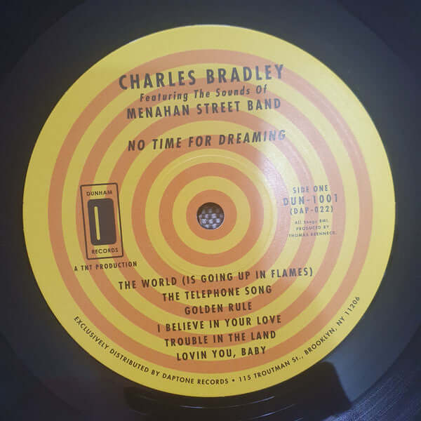 Charles Bradley Featuring The Sounds Of Menahan Street Band ~ No Time For Dreaming (Vinyl) - Djungel & Jazz