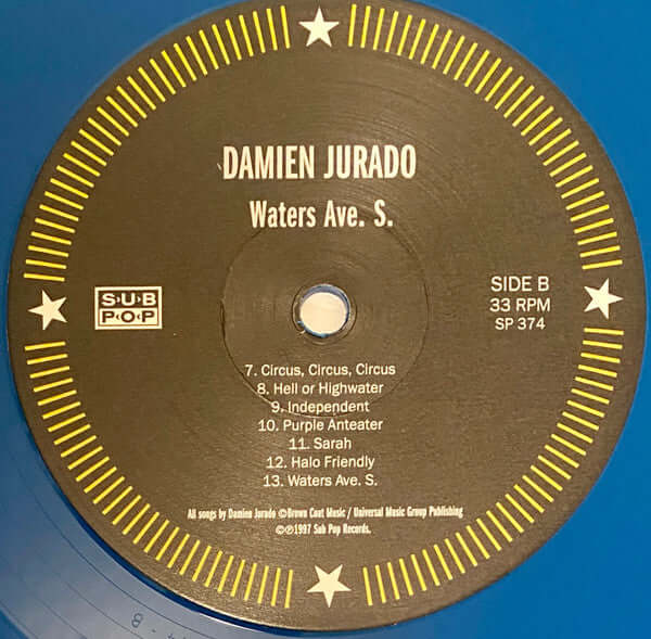 Damien Jurado : Waters Ave S (LP, Album, Blu)