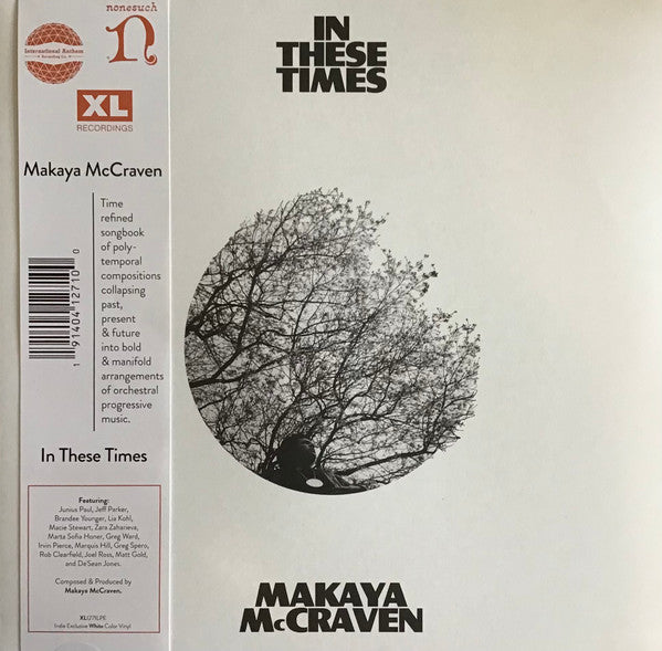 Makaya McCraven : In These Times (LP, Album, Ltd, Whi)